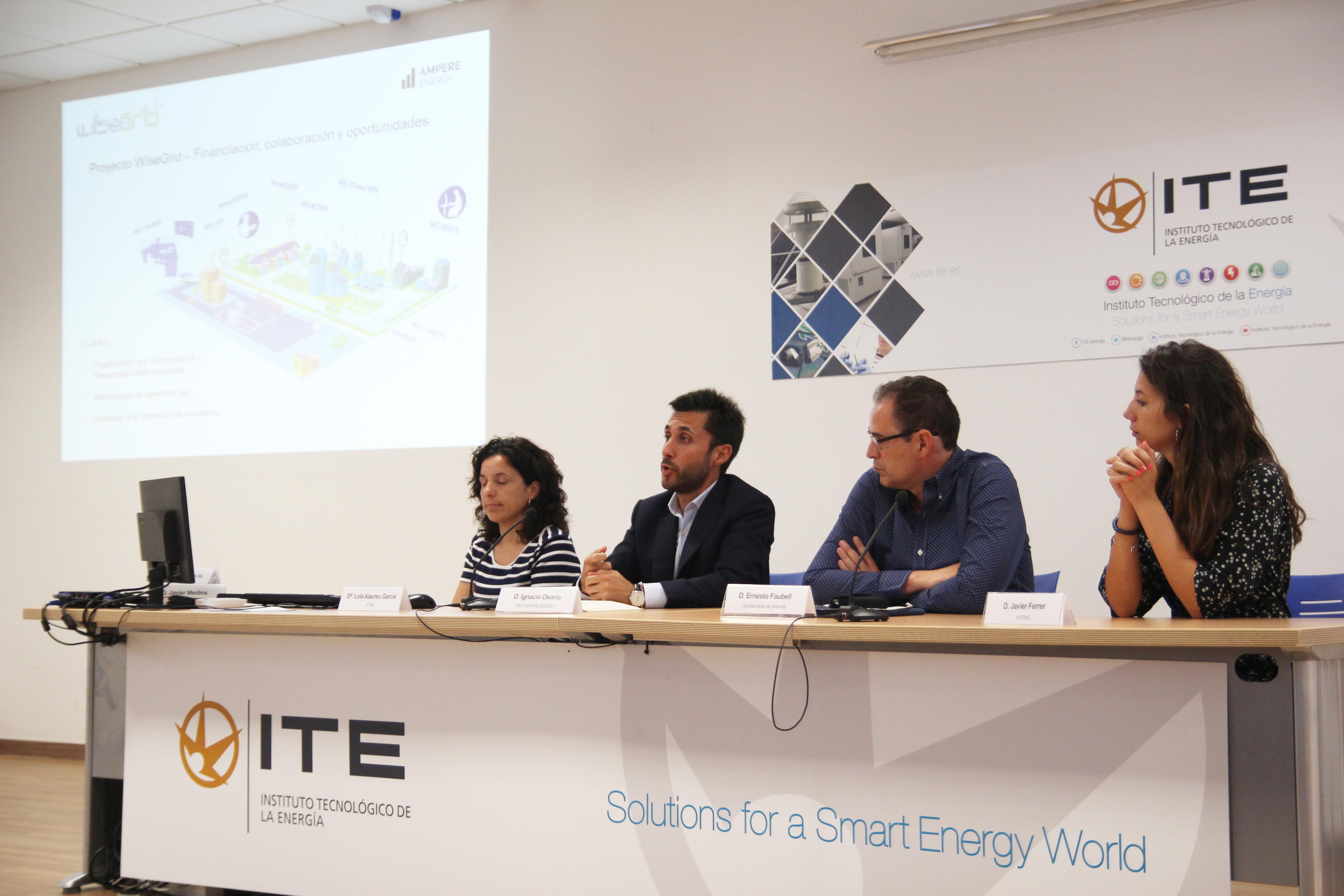 Ampere Energy presenta en el ITE su aportación al proyecto europeo WiseGRID
